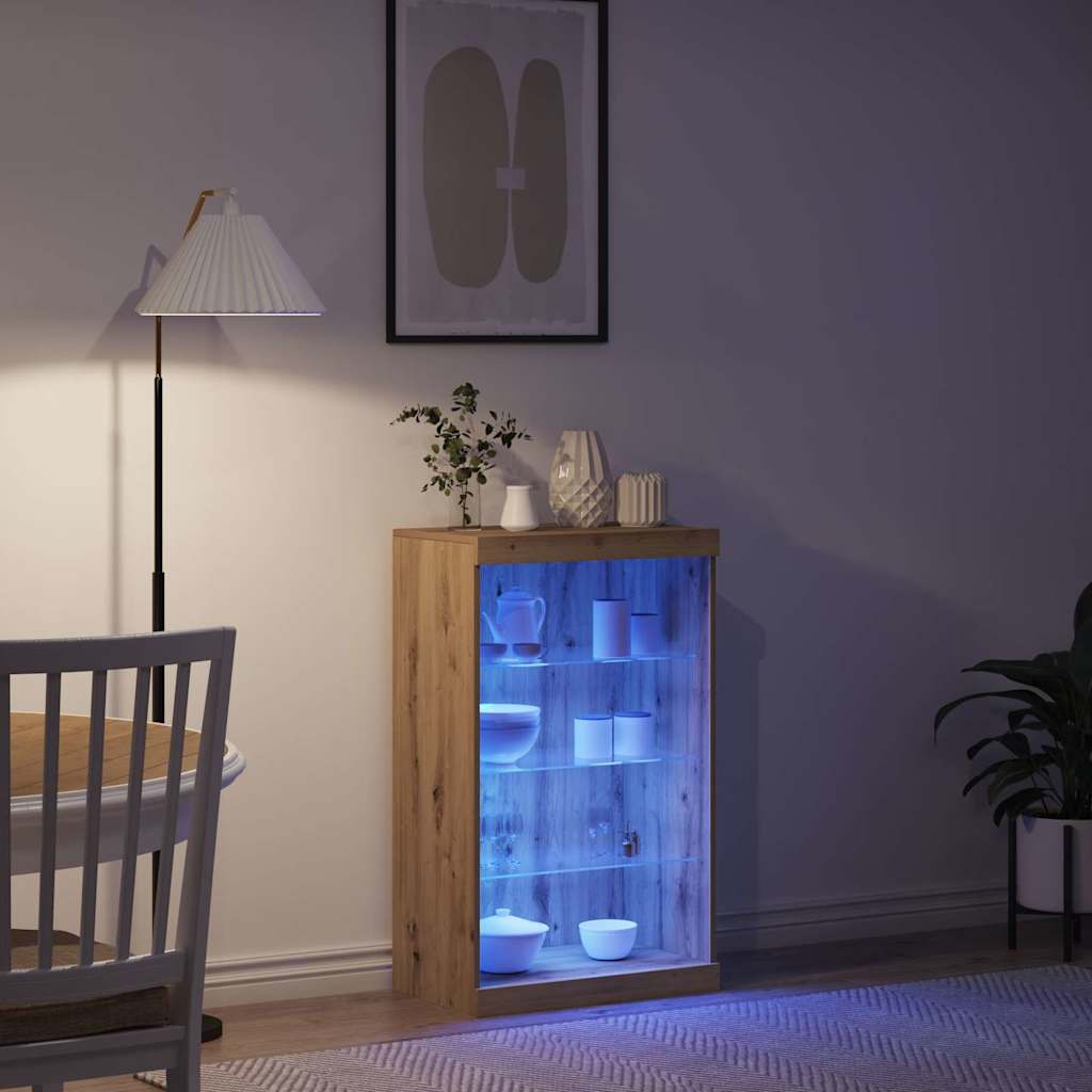 Bufet stejar artizanal 60.5 x 37 x 100 cm Lemn compozit GartenMobel Dekor