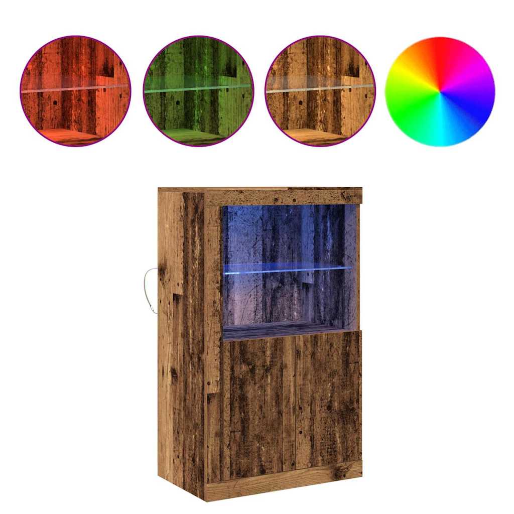 Dulap lateral Lemn vechi 60.5 x 37 x 100 cm Lemn compozit GartenMobel Dekor
