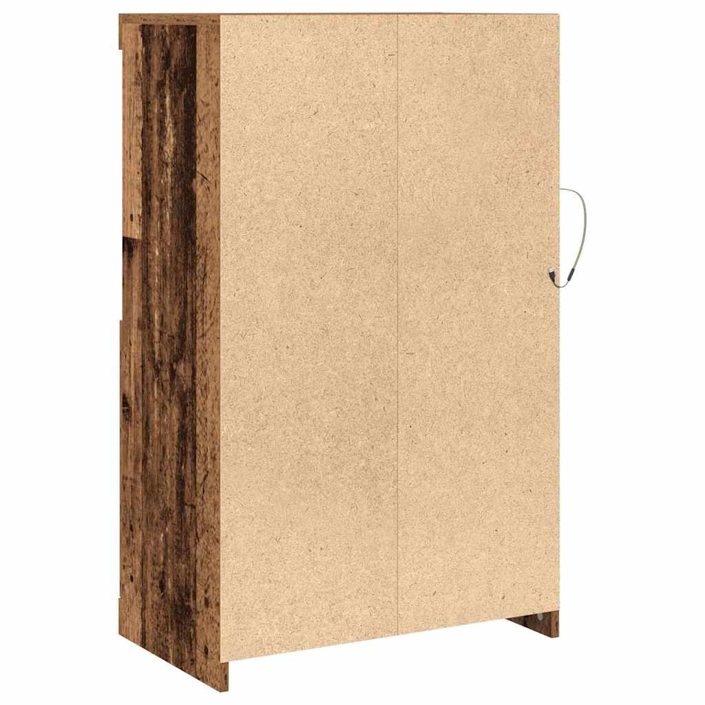Dulap lateral Lemn vechi 60.5 x 37 x 100 cm Lemn compozit GartenMobel Dekor