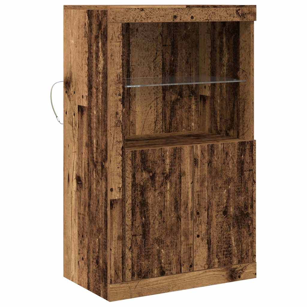 Dulap lateral Lemn vechi 60.5 x 37 x 100 cm Lemn compozit GartenMobel Dekor