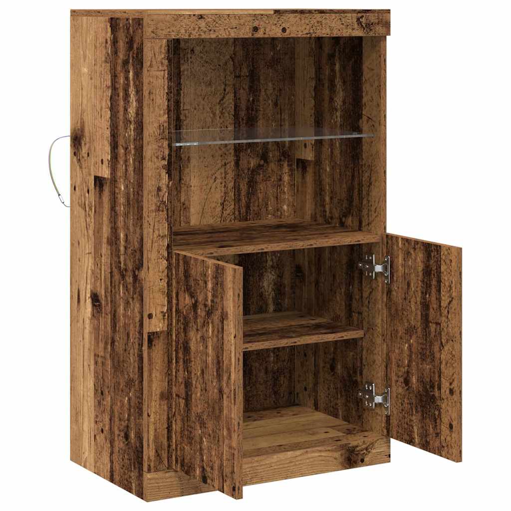 Dulap lateral Lemn vechi 60.5 x 37 x 100 cm Lemn compozit GartenMobel Dekor