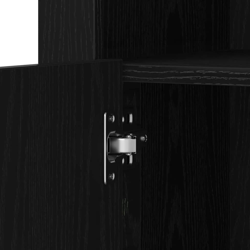 Dulap lateral Stejar negru 41 x 37 x 67 cm Lemn compozit GartenMobel Dekor