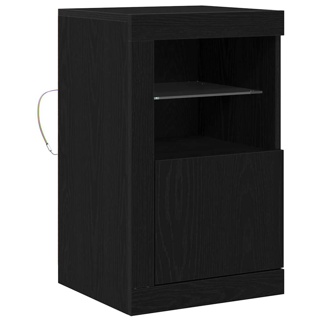 Dulap lateral Stejar negru 41 x 37 x 67 cm Lemn compozit GartenMobel Dekor