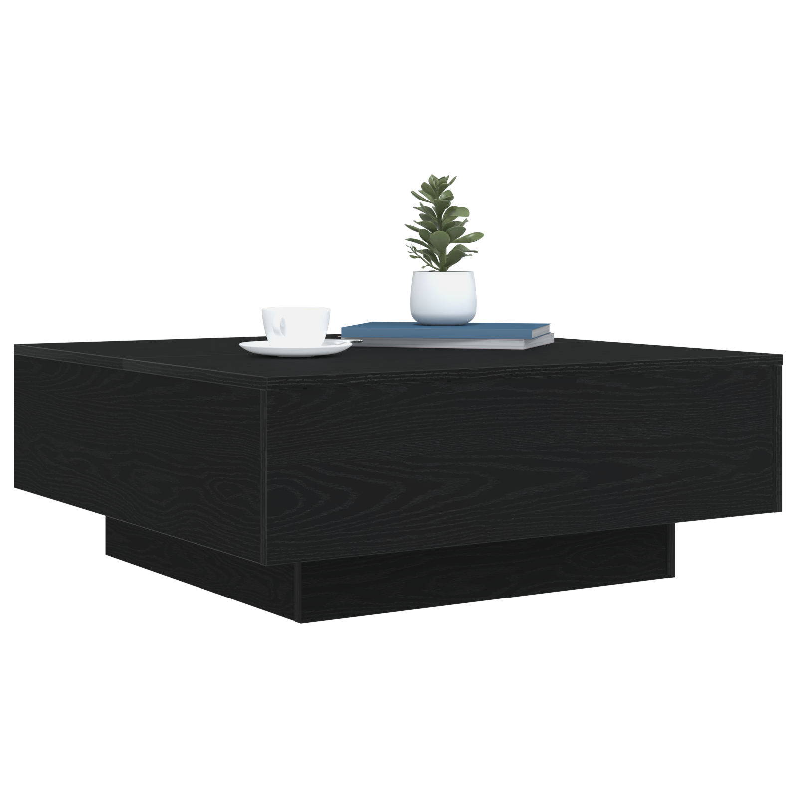 Masă de Cafea Stejar negru 80 x 80 x 31 cm Lemn compozit GartenMobel Dekor