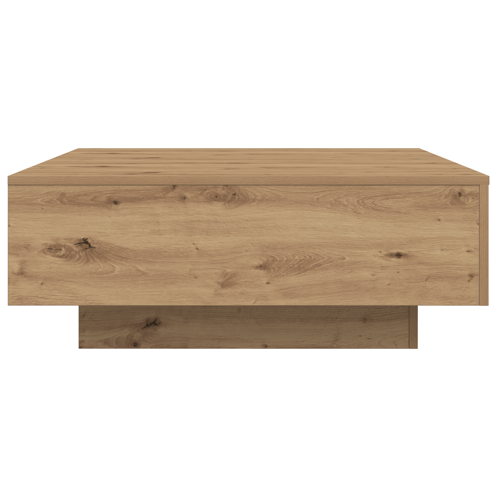 Masă de Cafea stejar artizanal 80 x 80 x 31 cm Lemn compozit GartenMobel Dekor