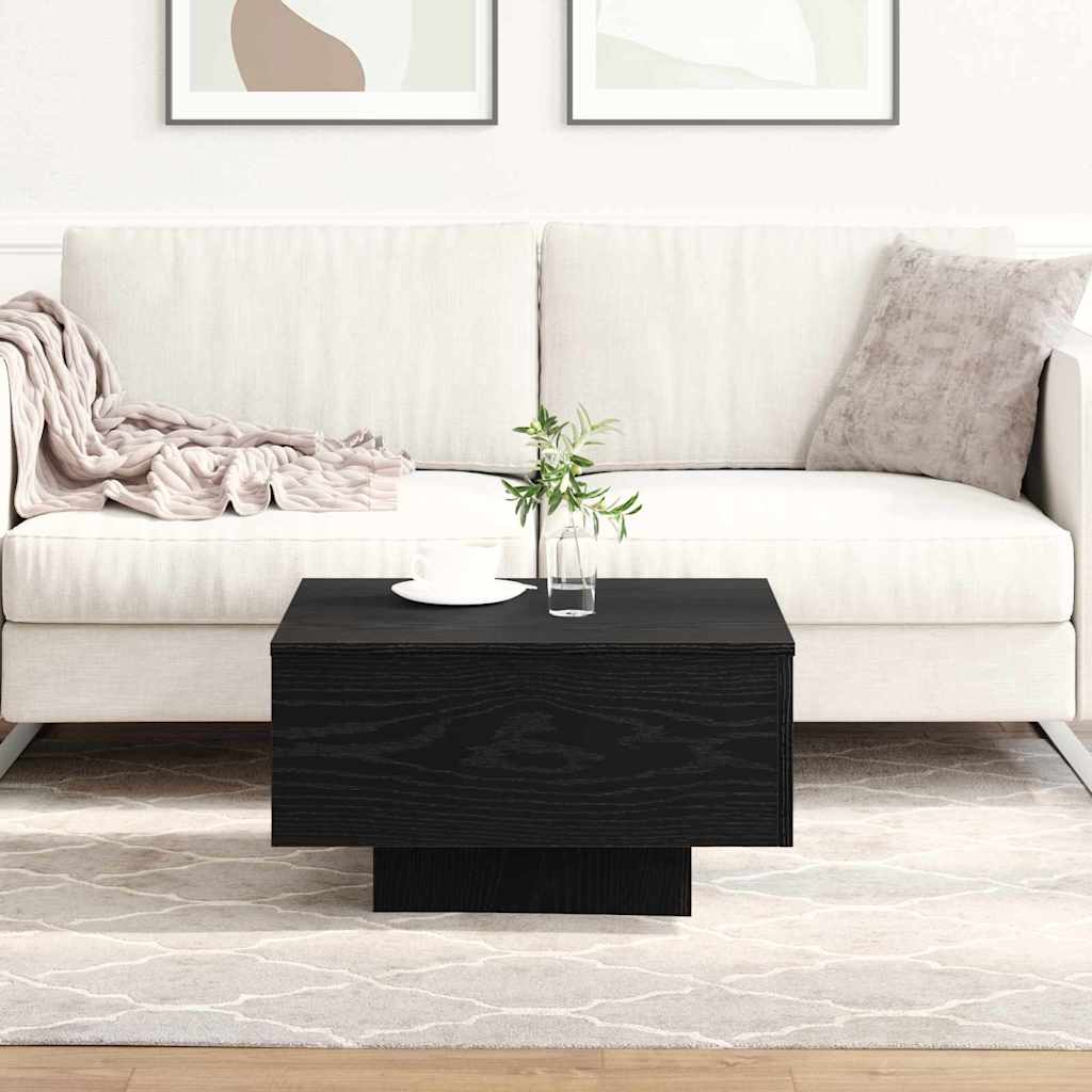 Masă de cafea Stejar negru 55 x 55 x 31 cm Lemn compozit GartenMobel Dekor
