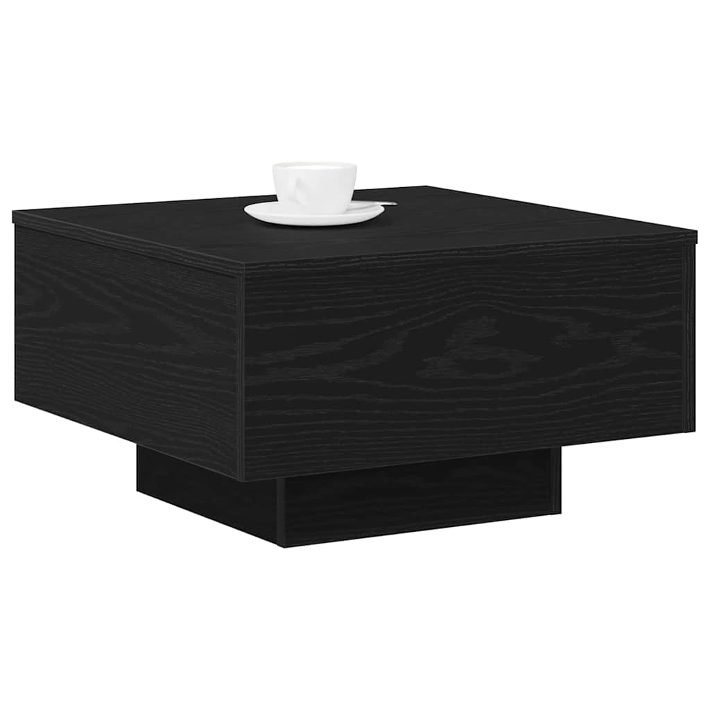 Masă de cafea Stejar negru 55 x 55 x 31 cm Lemn compozit GartenMobel Dekor
