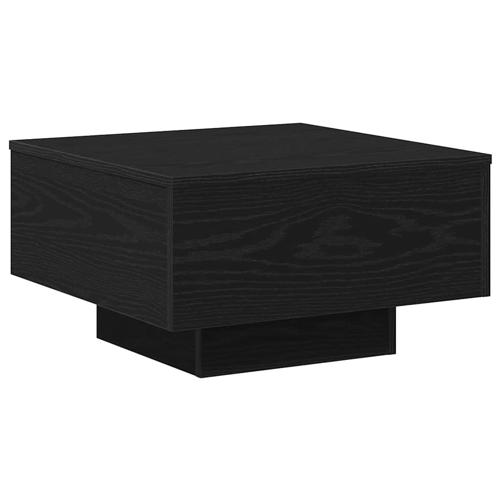 Masă de cafea Stejar negru 55 x 55 x 31 cm Lemn compozit GartenMobel Dekor