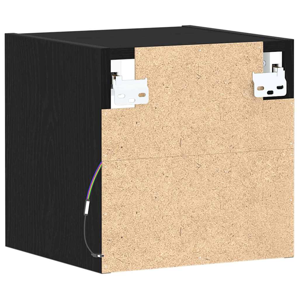 Cabinet TV 2 pcs Negru 30 x 28.5 x 30 cm Lemn compozit GartenMobel Dekor