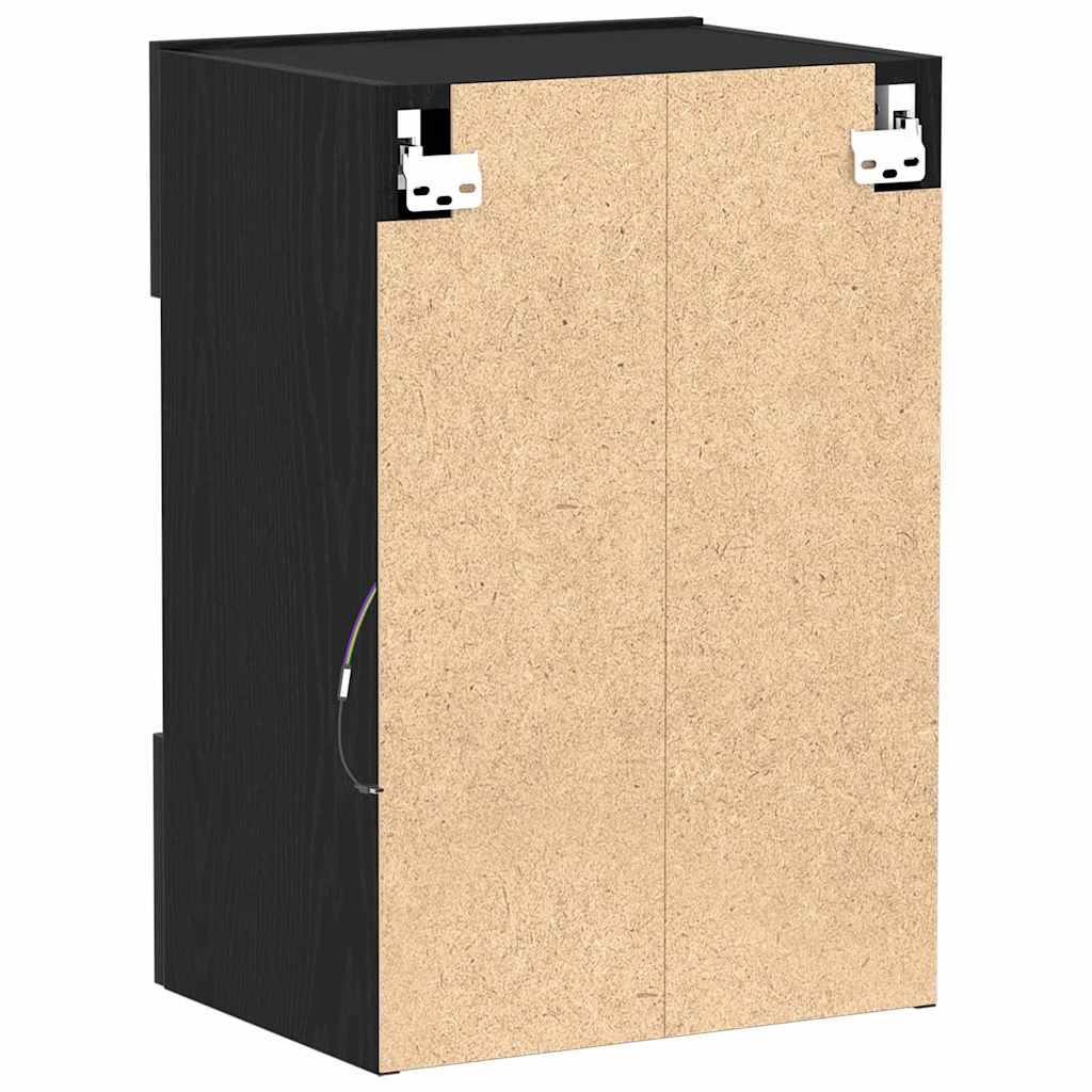 Cabinet TV 2 pcs Negru 40 x 30 x 60.5 cm Lemn compozit GartenMobel Dekor