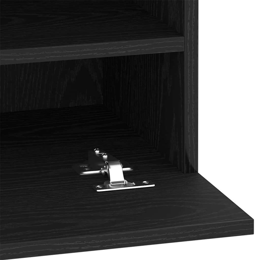 Cabinet TV Negru 40 x 30 x 60.5 cm Lemn compozit GartenMobel Dekor