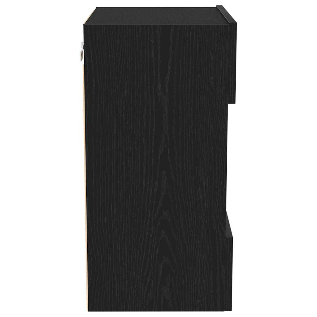 Cabinet TV Negru 40 x 30 x 60.5 cm Lemn compozit GartenMobel Dekor