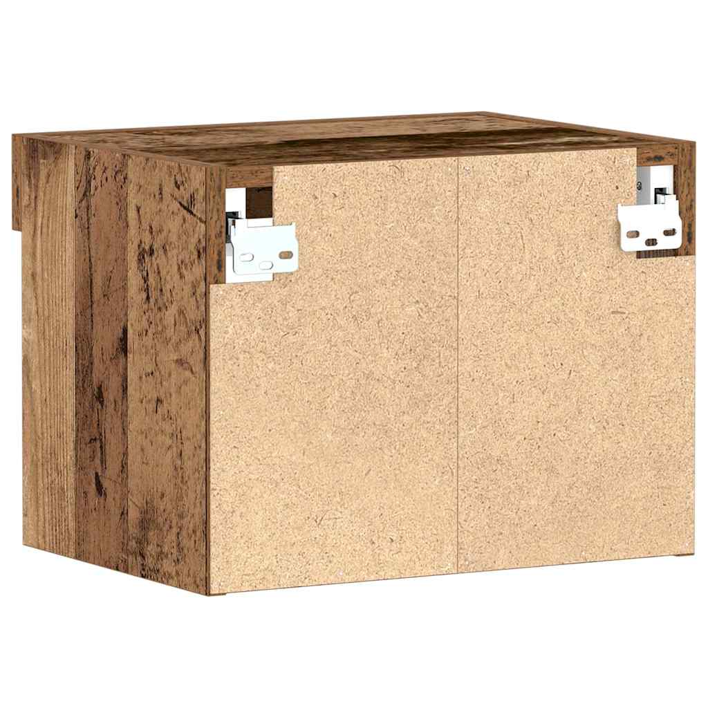 Cabinet TV Pe perete Lemn vechi 40 x 30 x 30 cm Lemn compozit GartenMobel Dekor