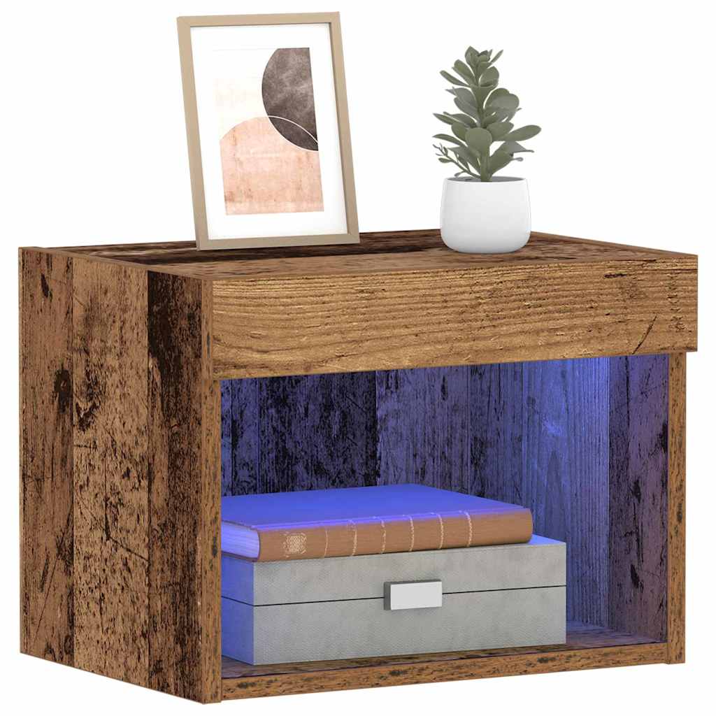 Cabinet TV Pe perete Lemn vechi 40 x 30 x 30 cm Lemn compozit GartenMobel Dekor