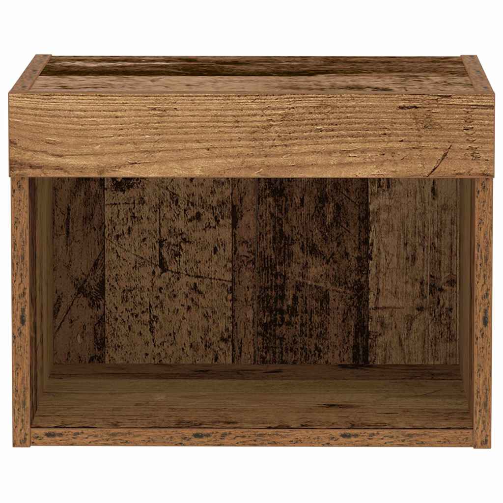 Cabinet TV Pe perete Lemn vechi 40 x 30 x 30 cm Lemn compozit GartenMobel Dekor