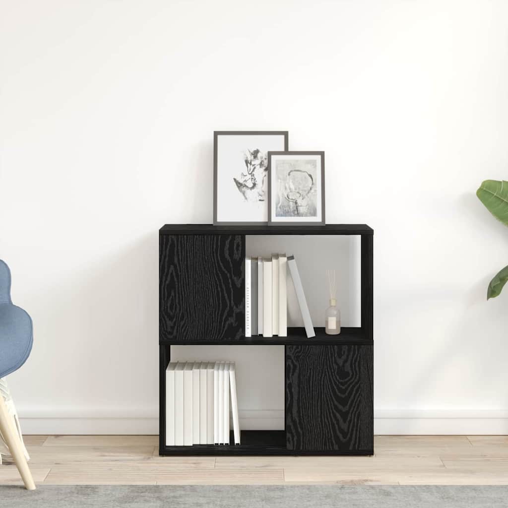 Centru de divertisment Negru 60 x 24 x 63 cm Lemn compozit GartenMobel Dekor