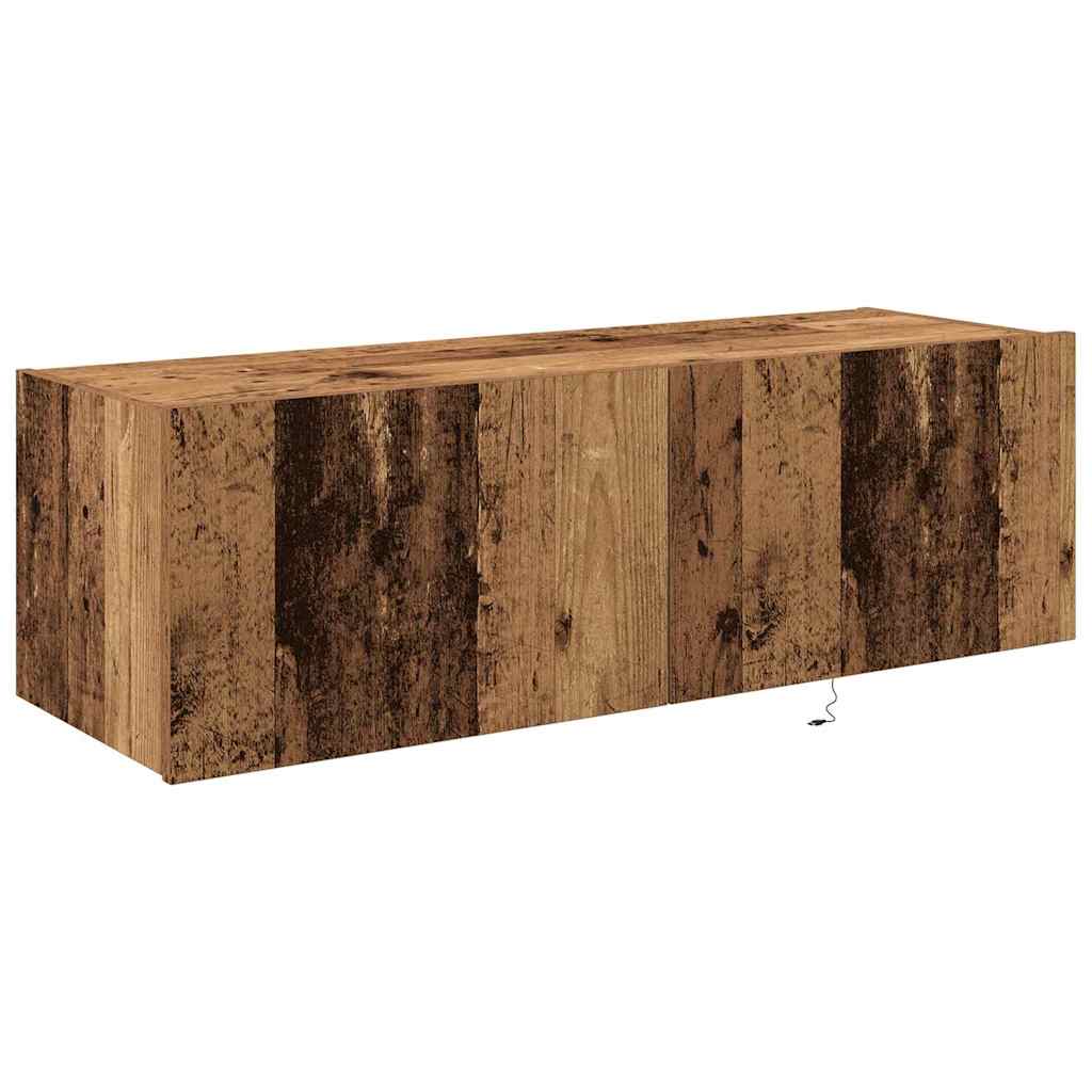 Dulap TV de perete Lemn vechi 100 x 35 x 31 cm Lemn compozit GartenMobel Dekor