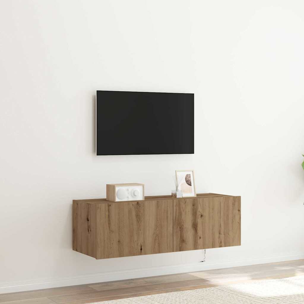 Dulap TV de perete Pe perete stejar artizanal 100 x 35 x 31 cm GartenMobel Dekor