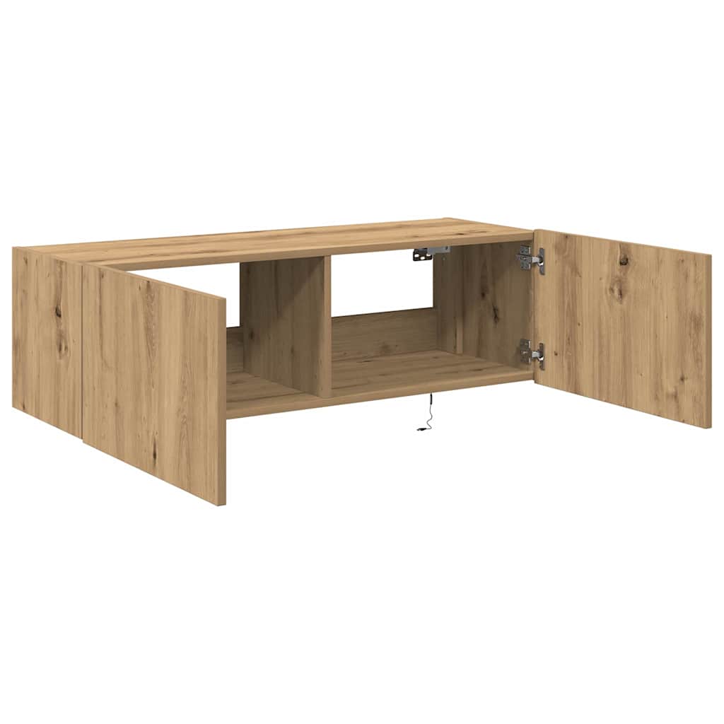 Dulap TV de perete Pe perete stejar artizanal 100 x 35 x 31 cm GartenMobel Dekor
