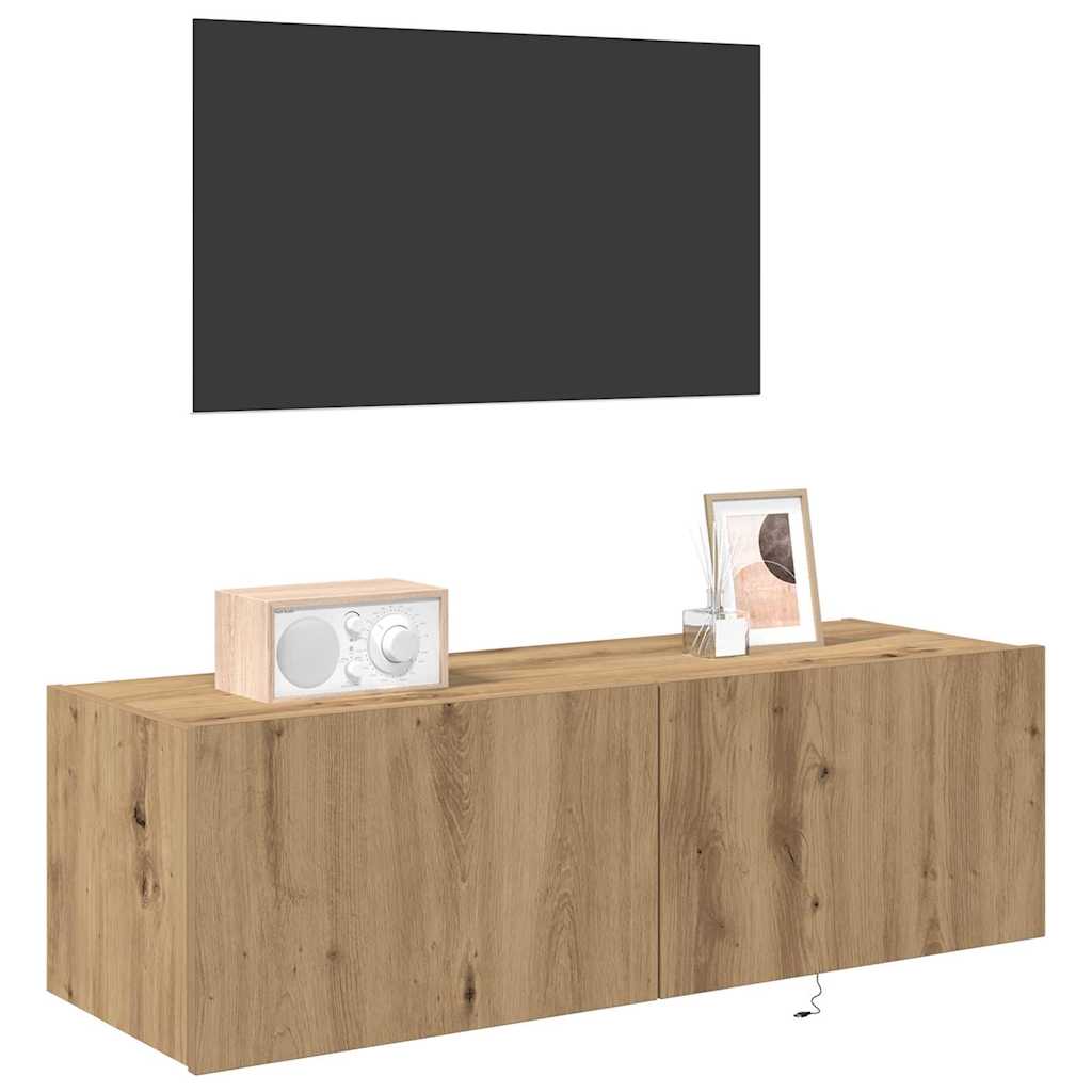 Dulap TV de perete Pe perete stejar artizanal 100 x 35 x 31 cm GartenMobel Dekor