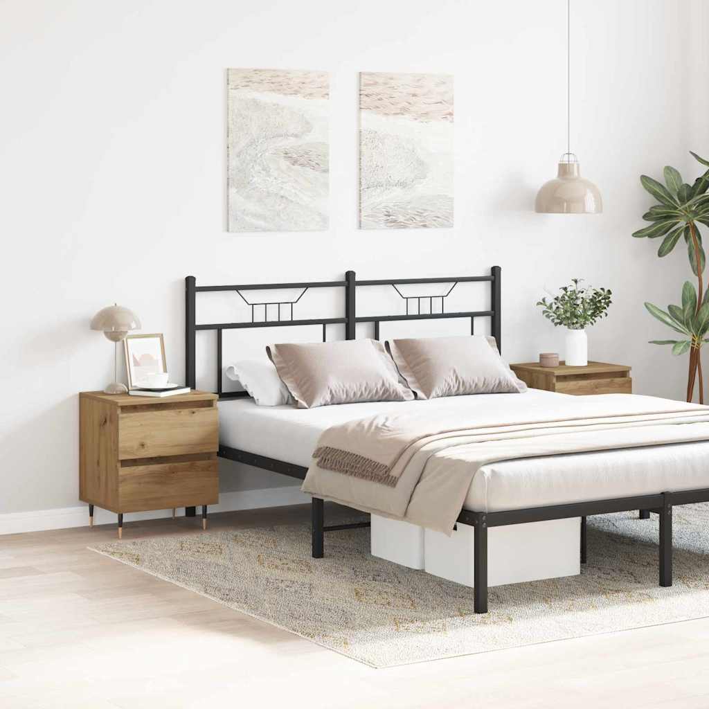 Dulap de noapte 2 pcs stejar artizanal 40 x 35 x 50 cm GartenMobel Dekor