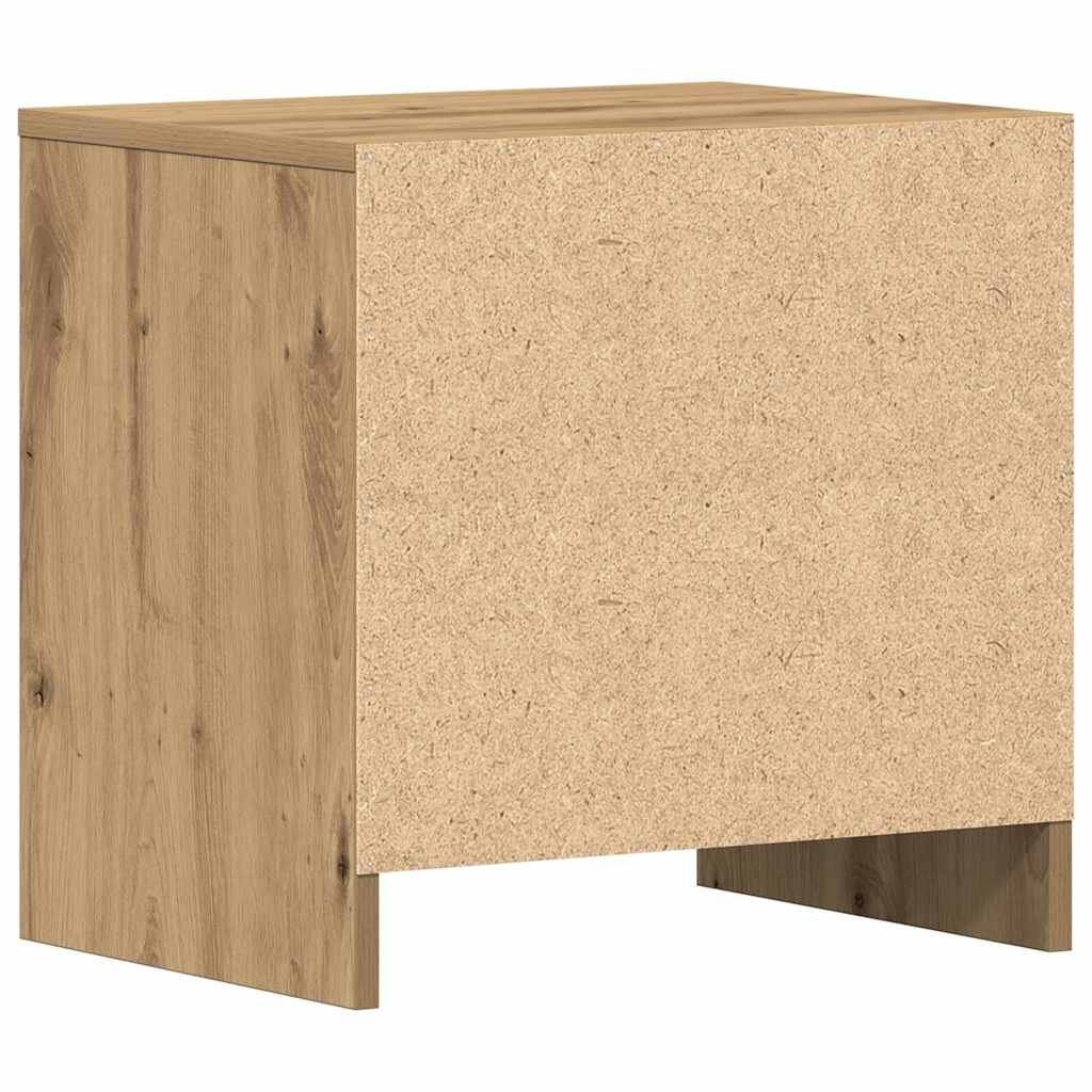 Dulap de noapte 2 pcs stejar artizanal 45 x 34 x 44.5 cm GartenMobel Dekor