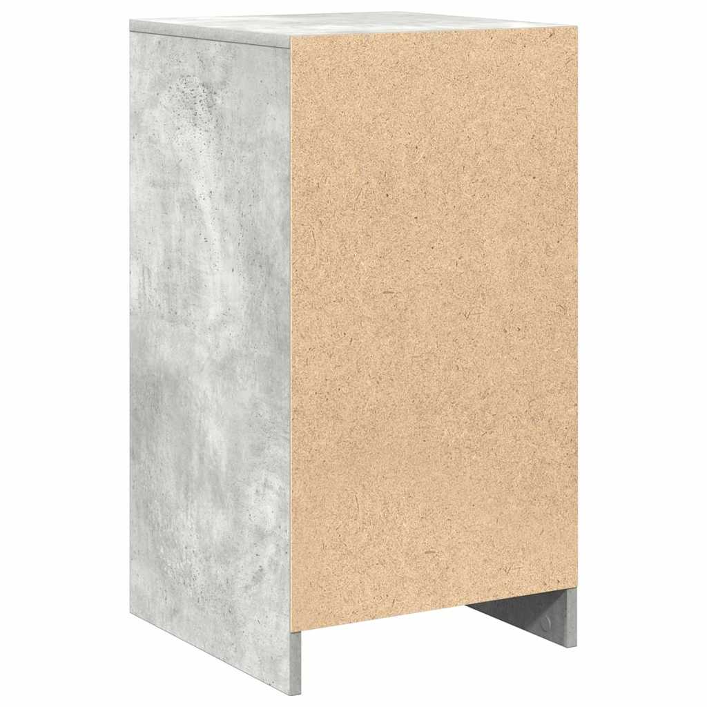 Bufet cu sertar Gri beton 40 x 40.5 x 75 cm Lemn compozit GartenMobel Dekor