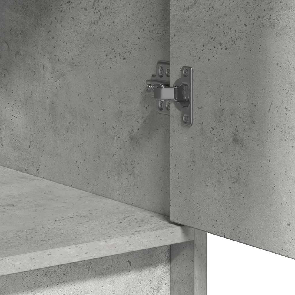 Bufet cu sertar Gri beton 40 x 40.5 x 75 cm Lemn compozit GartenMobel Dekor