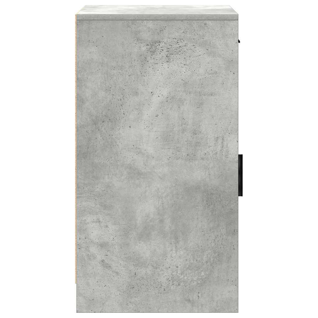 Bufet cu sertar Gri beton 40 x 40.5 x 75 cm Lemn compozit GartenMobel Dekor
