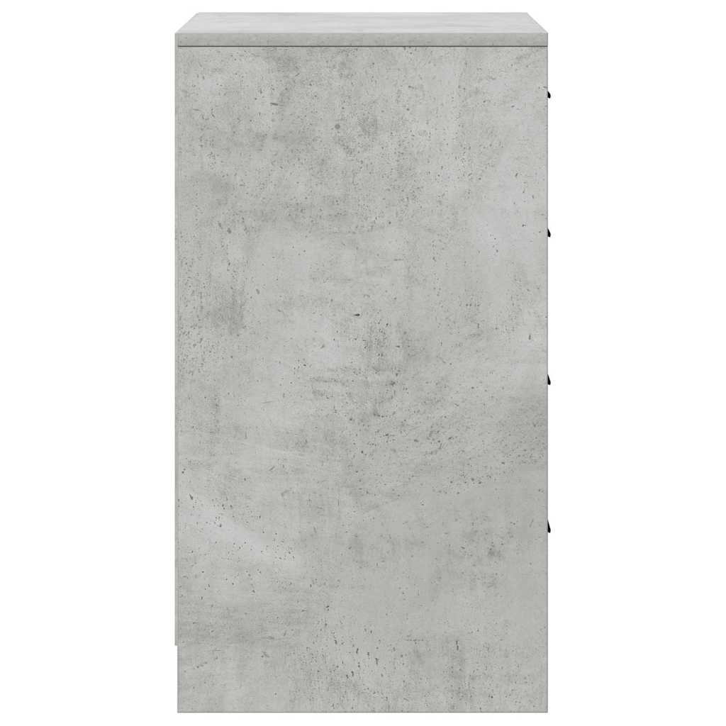 Bufet cu sertar Gri beton 40 x 41 x 75 cm Lemn compozit GartenMobel Dekor