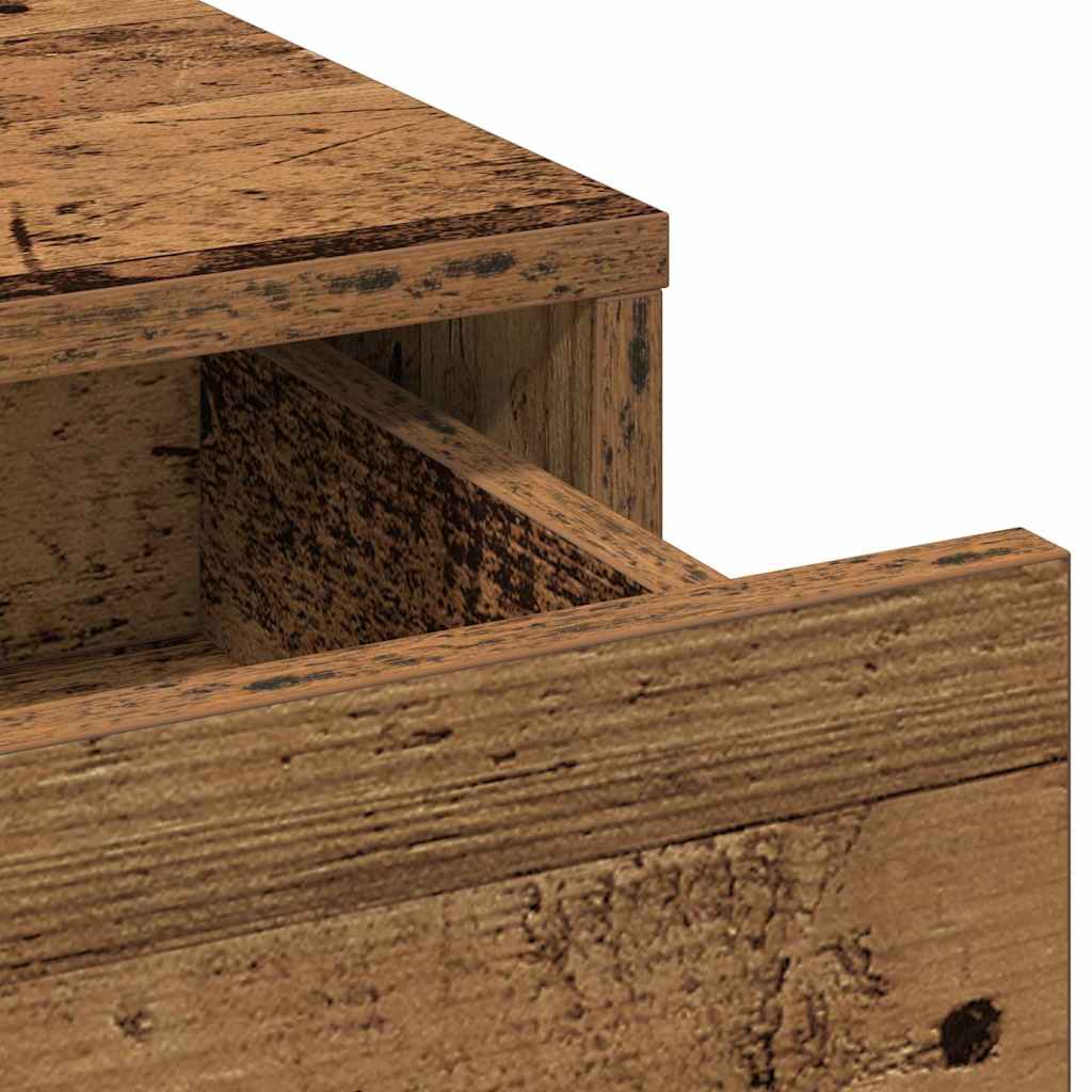 Bufet cu sertar Lemn vechi 40 x 40.5 x 75 cm Lemn compozit GartenMobel Dekor