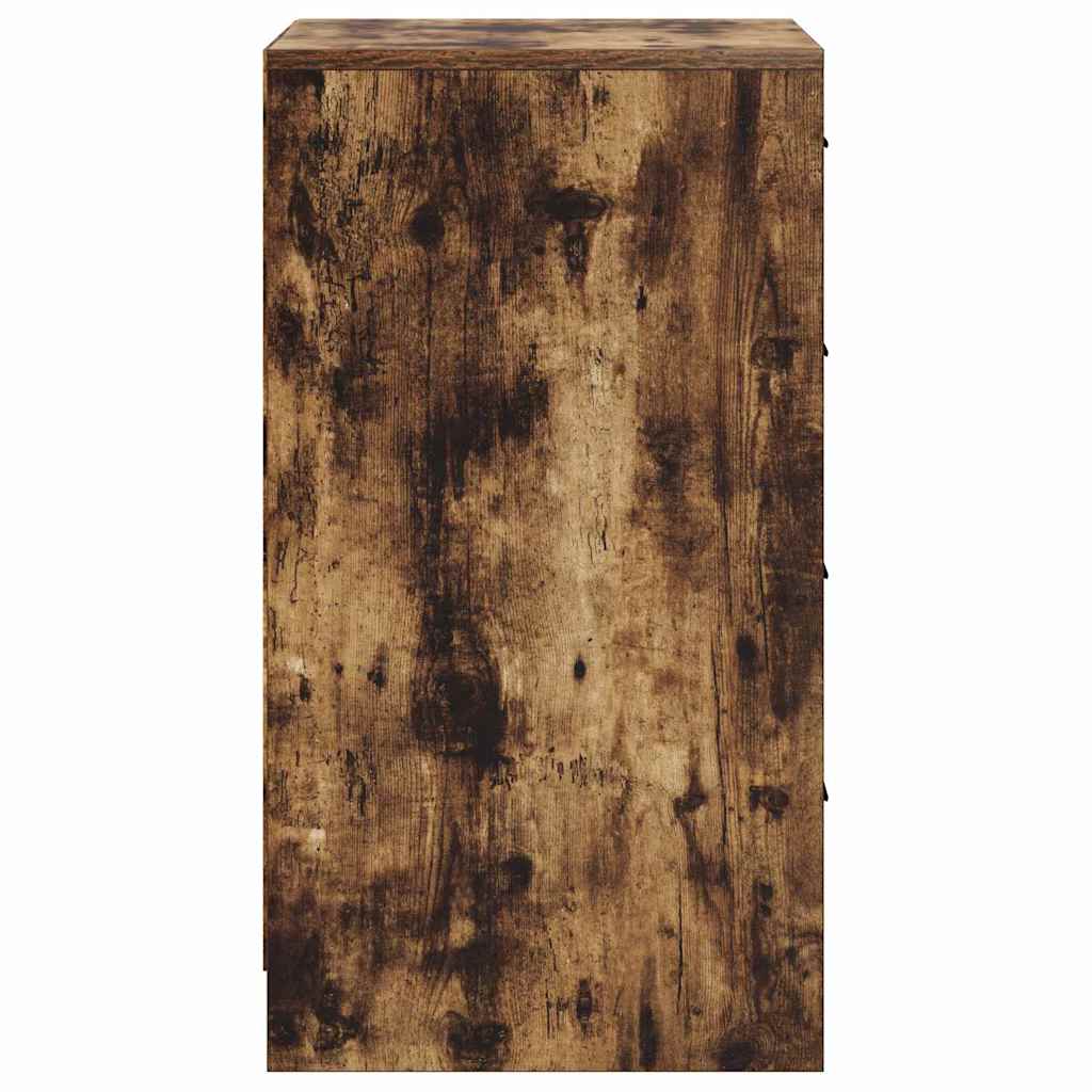 Bufet cu sertar Stejar afumat 40 x 41 x 75 cm Lemn compozit GartenMobel Dekor