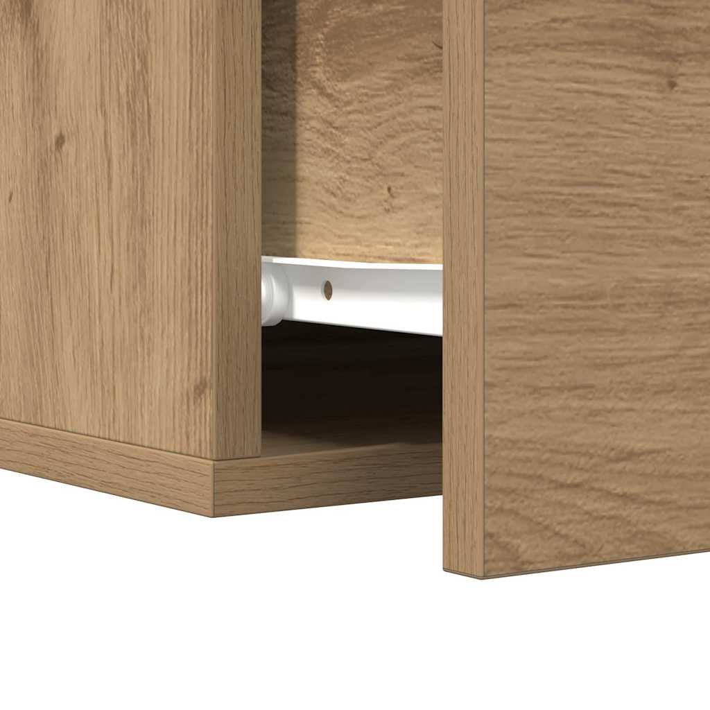 Dulap de noapte 2 pcs stejar artizanal 35 x 35 x 20 cm GartenMobel Dekor
