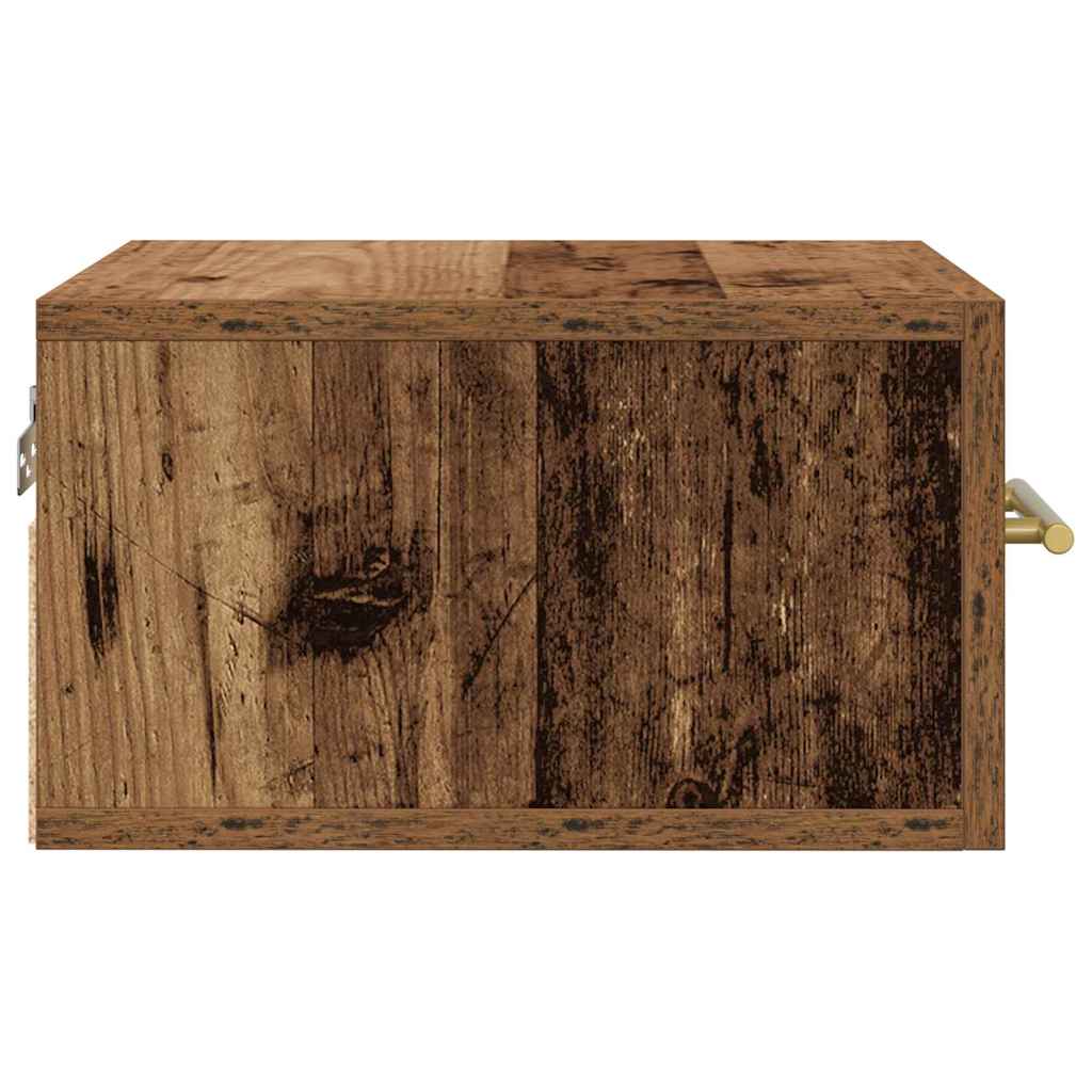 Dulap de noapte Lemn vechi 35 x 35 x 20 cm Lemn compozit GartenMobel Dekor