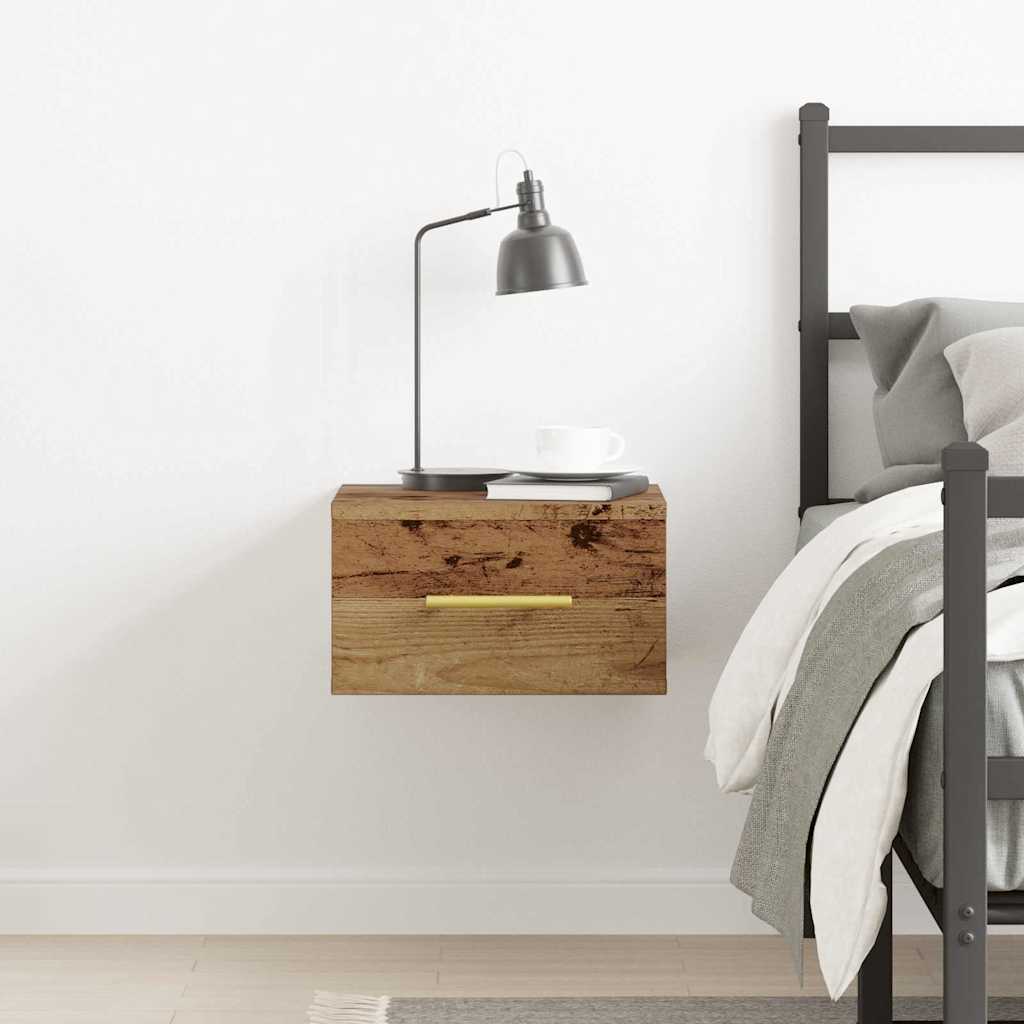 Dulap de noapte Lemn vechi 35 x 35 x 20 cm Lemn compozit GartenMobel Dekor