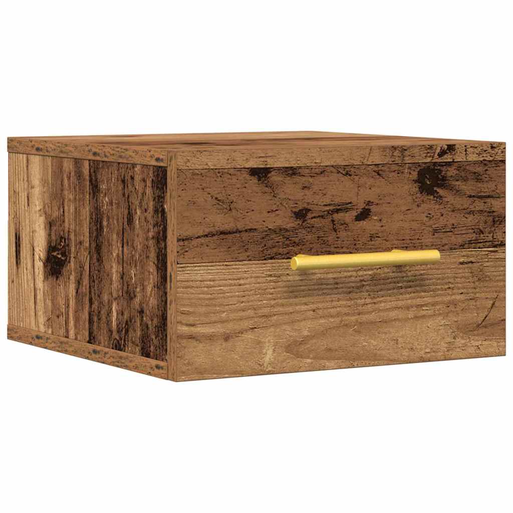 Dulap de noapte Lemn vechi 35 x 35 x 20 cm Lemn compozit GartenMobel Dekor
