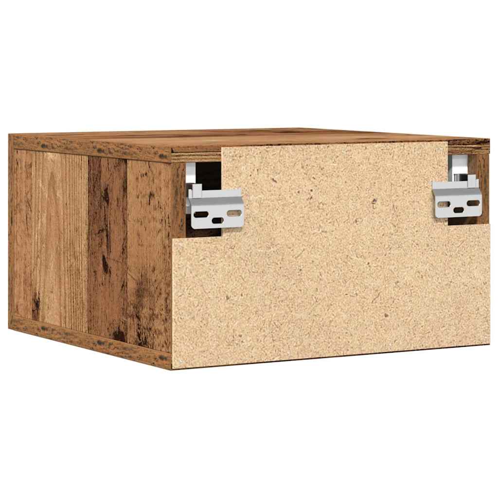 Dulap de noapte Lemn vechi 35 x 35 x 20 cm Lemn compozit GartenMobel Dekor