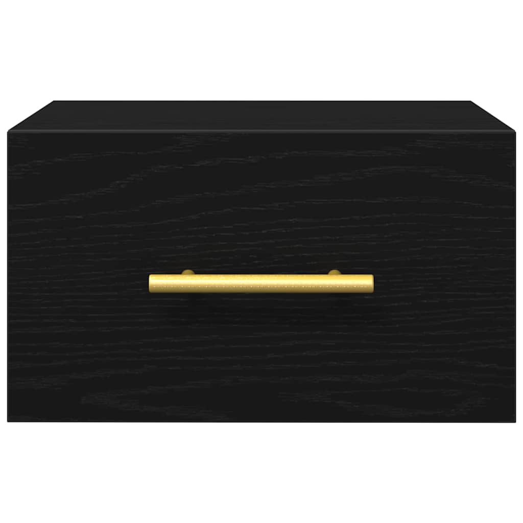 Dulap de noapte Stejar negru 35 x 35 x 20 cm Lemn compozit GartenMobel Dekor