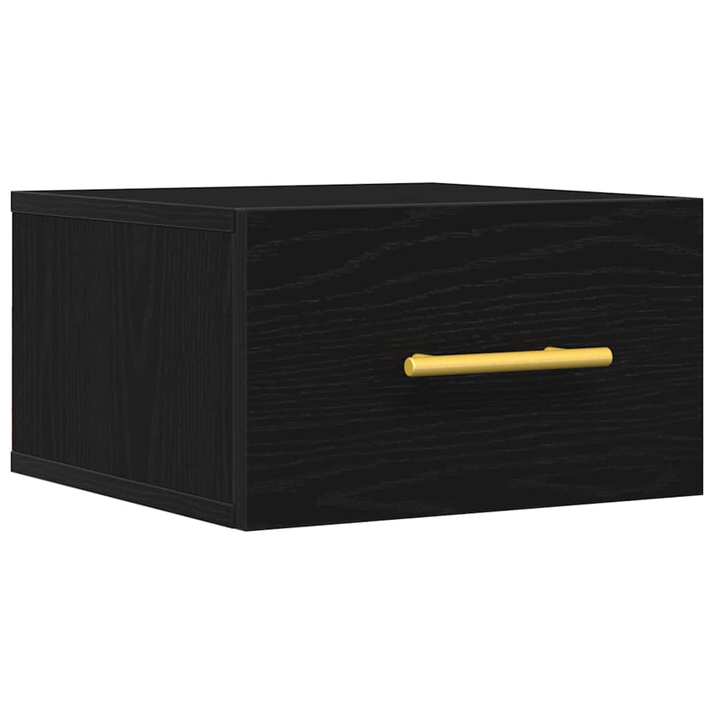 Dulap de noapte Stejar negru 35 x 35 x 20 cm Lemn compozit GartenMobel Dekor