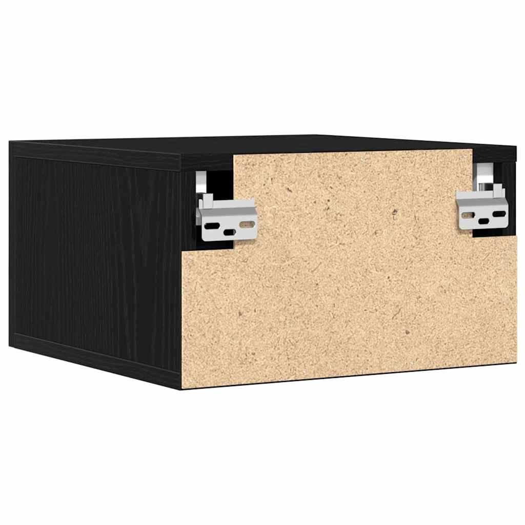 Dulap de noapte Stejar negru 35 x 35 x 20 cm Lemn compozit GartenMobel Dekor