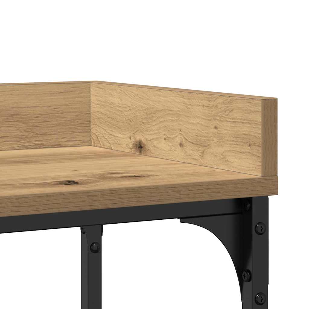 Masă de Consolă cu raft stejar artizanal 100 x 30 x 80 cm GartenMobel Dekor