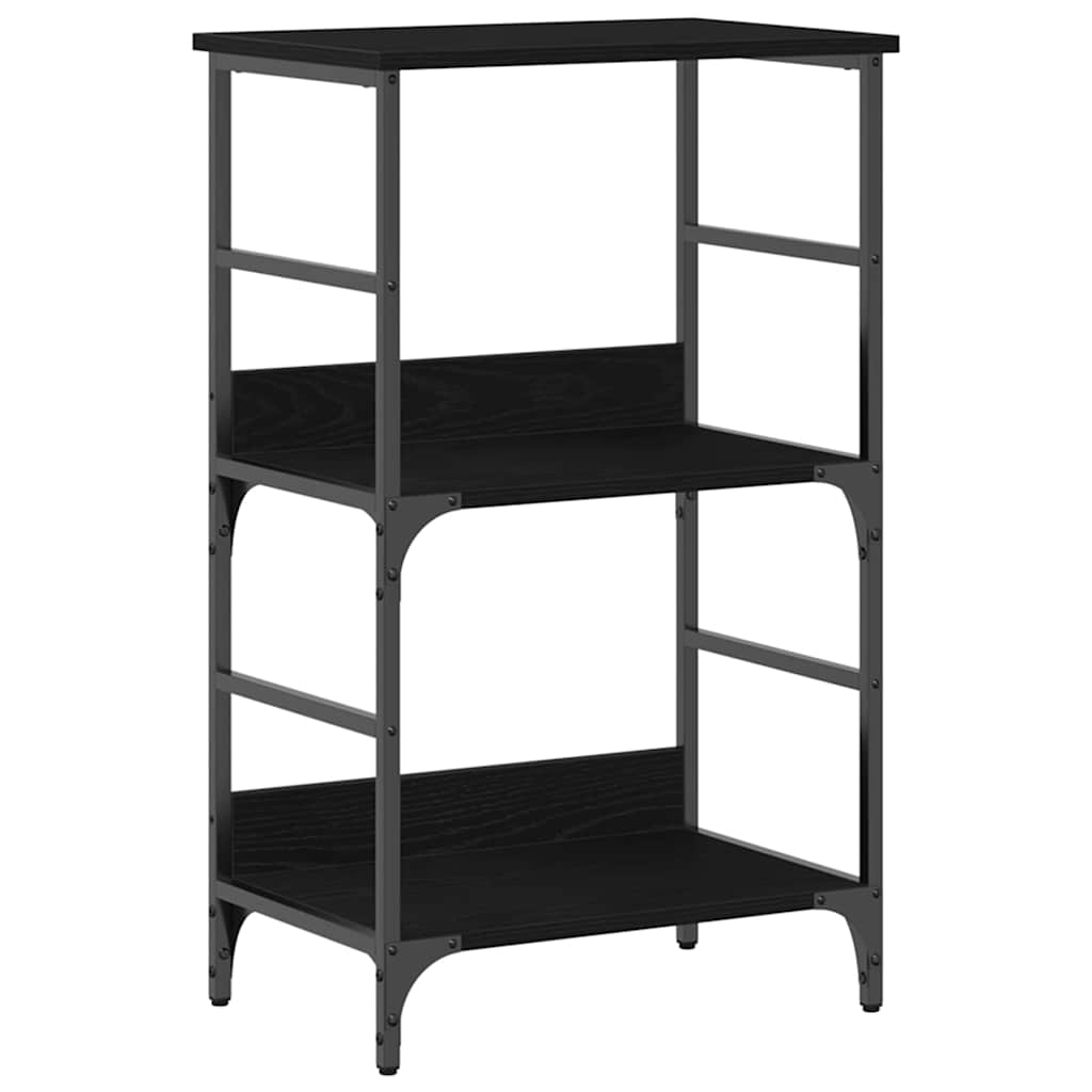 Raft pentru cărți Stejar negru 50x33x188.5cm Lemn Ingineresc GartenMobel Dekor