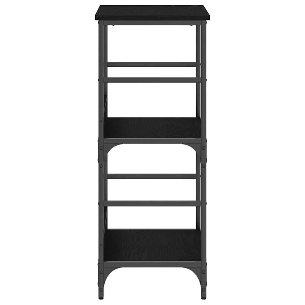 Raft pentru cărți Stejar negru 50x33x188.5cm Lemn Ingineresc GartenMobel Dekor