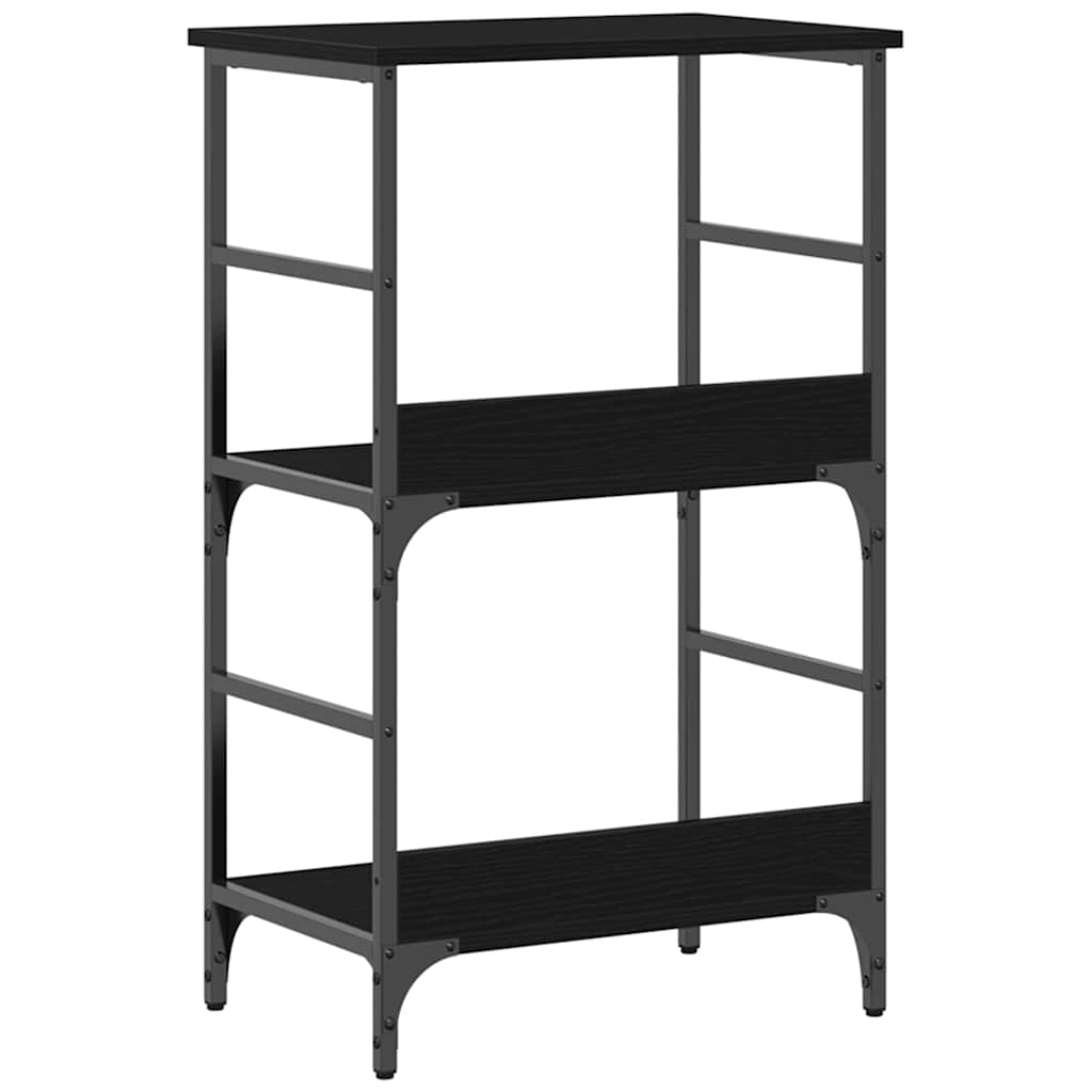 Raft pentru cărți Stejar negru 50x33x188.5cm Lemn Ingineresc GartenMobel Dekor