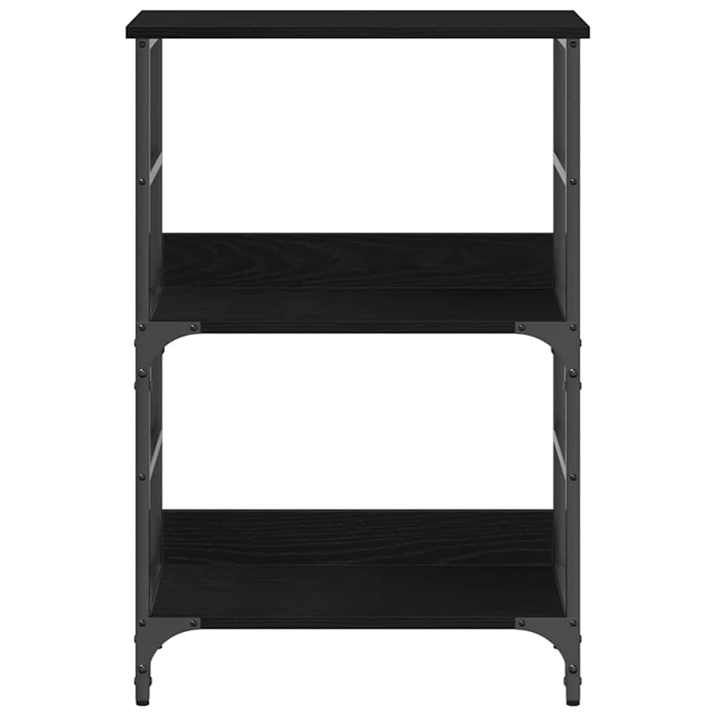 Raft pentru cărți Stejar negru 50x33x188.5cm Lemn Ingineresc GartenMobel Dekor