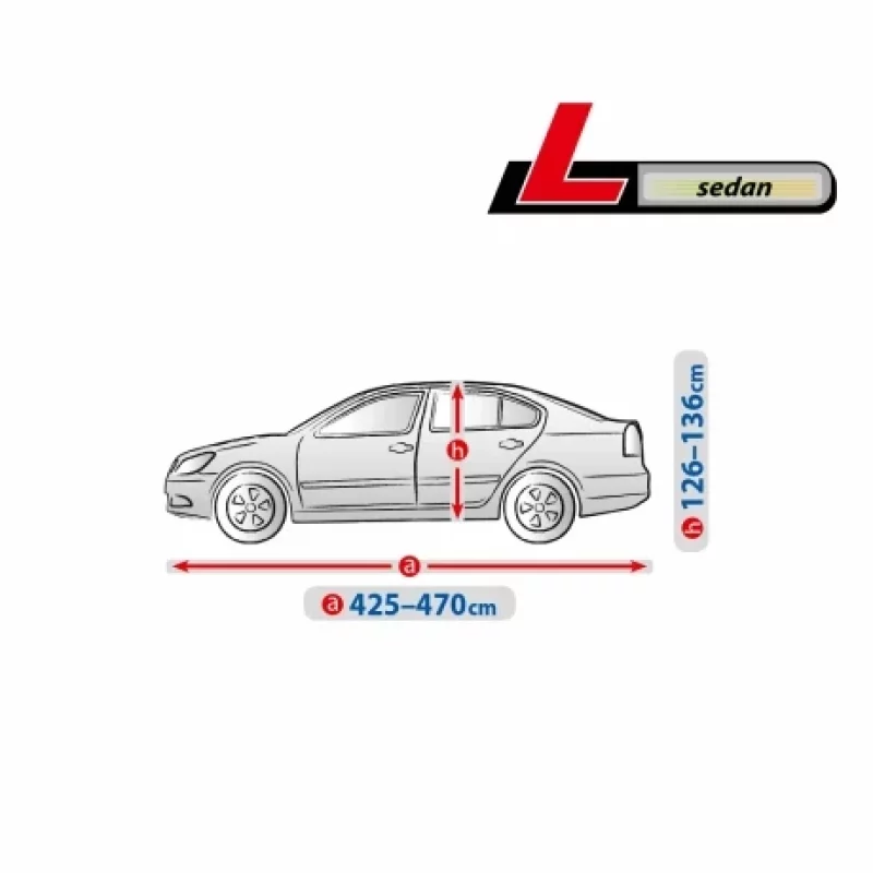 Prelata auto completa Optimal Membrane Garage complet impermeabila si respirabila - L - Sedan Garage AutoRide
