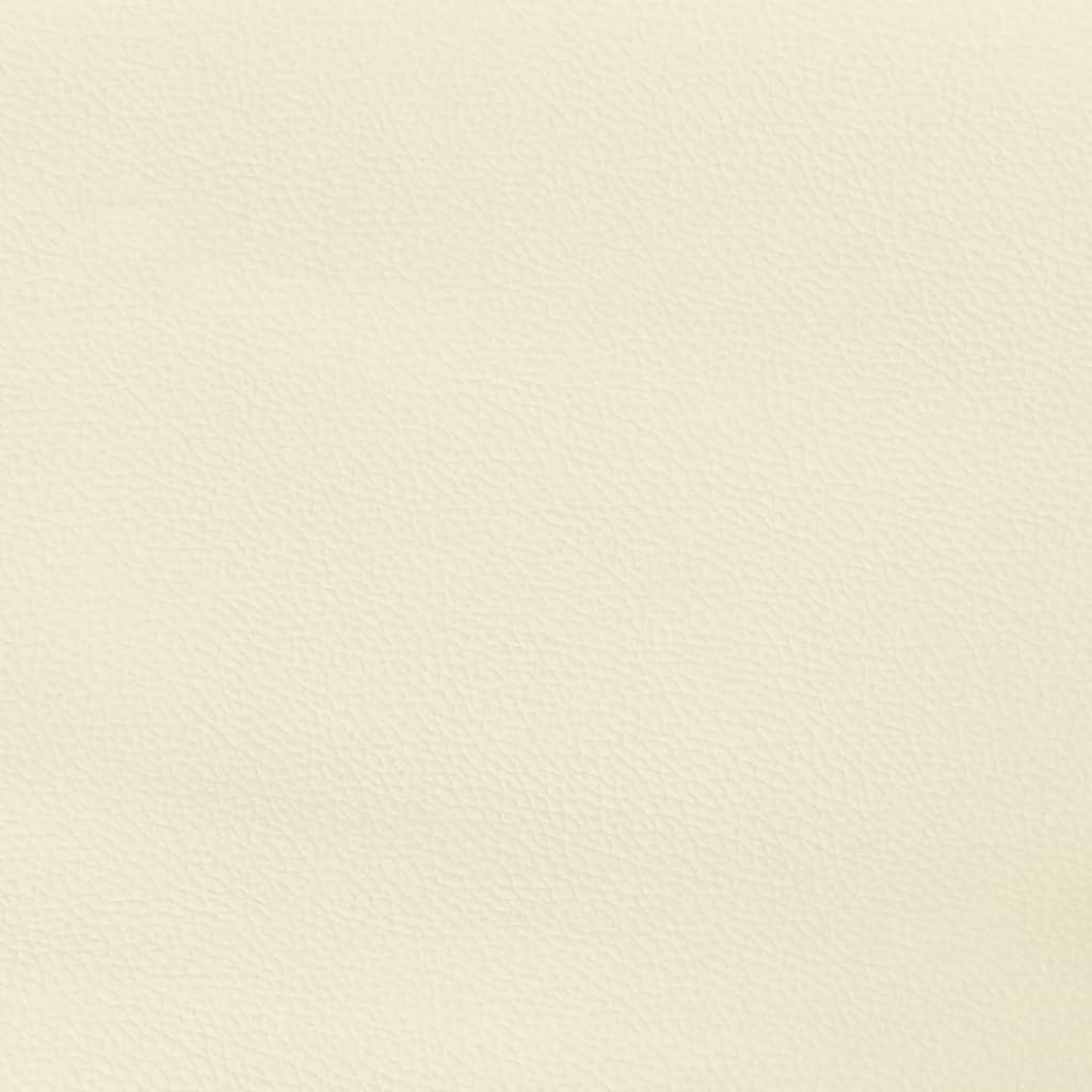 Cadru de pat, crem, 140x190 cm, piele ecologică GartenMobel Dekor