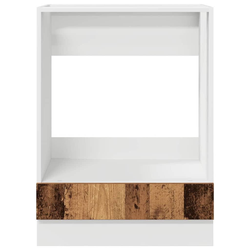 Dulap de cuptor Lemn vechi 60 x 46 x 81.5 cm Lemn compozit GartenMobel Dekor