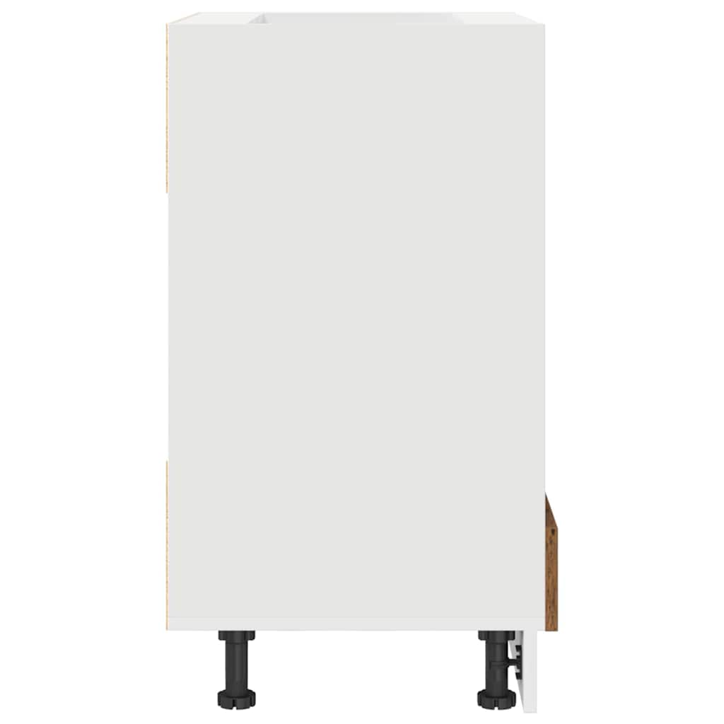 Dulap de cuptor Lemn vechi 60 x 46 x 81.5 cm Lemn compozit GartenMobel Dekor