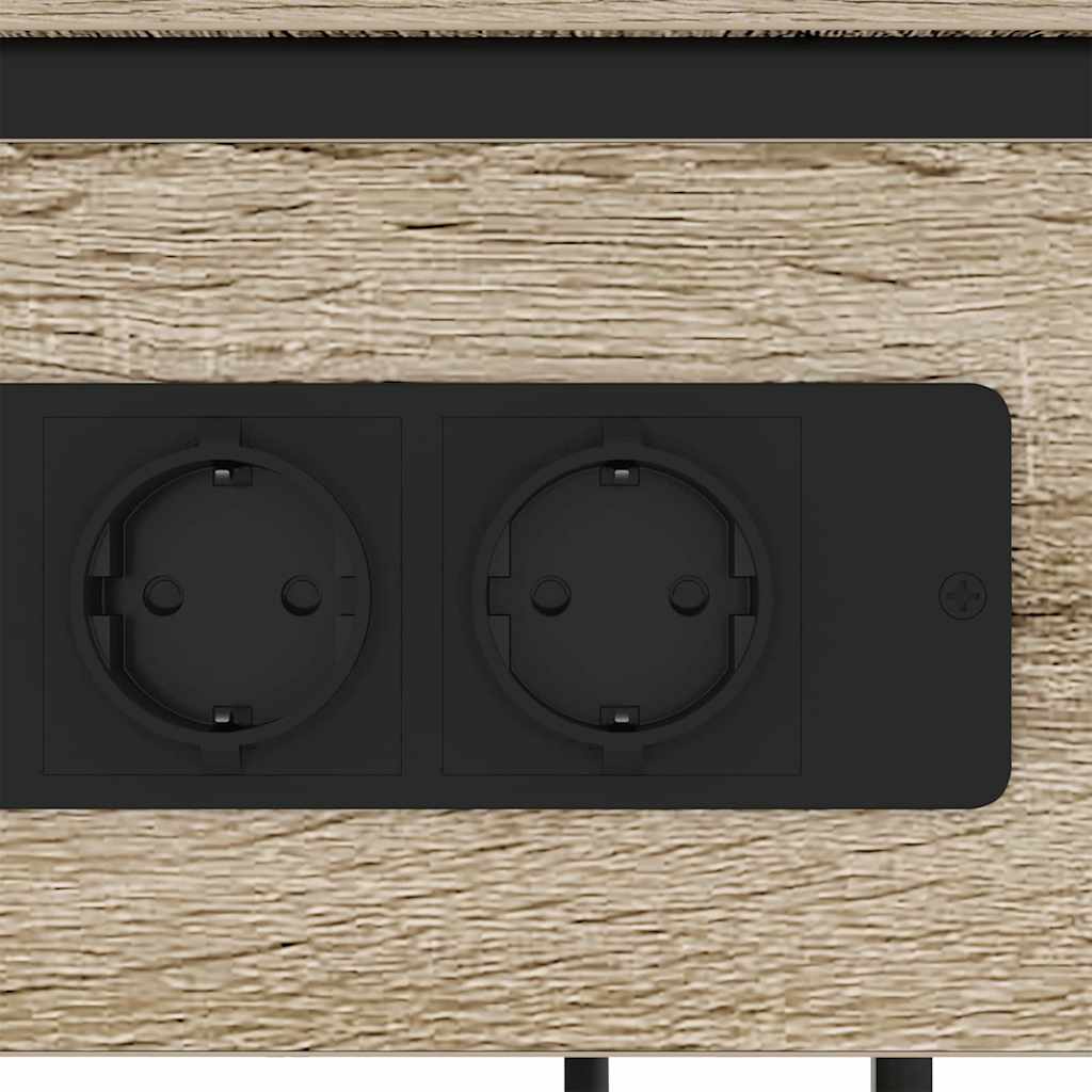 Dulap de noapte Stejar sonoma 41 x 28 x 76 cm Lemn compozit GartenMobel Dekor